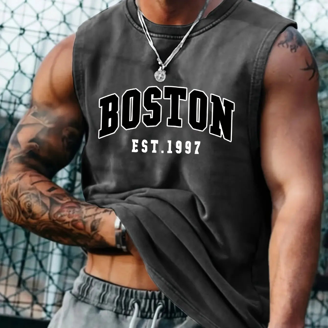 CAMISETA SIN MANGA Boston est 1997