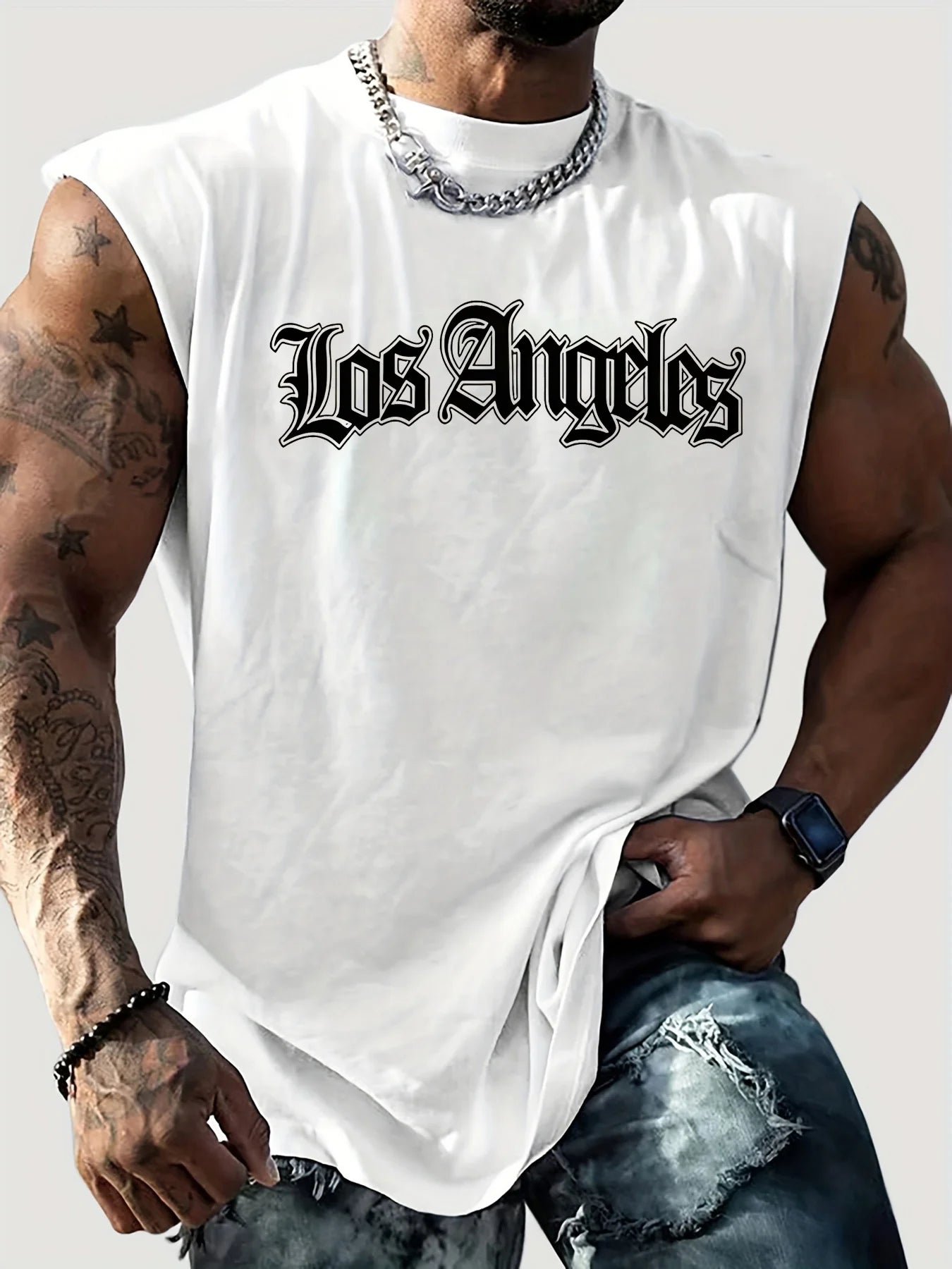 CAMISETA SIN MANGA  Sports Loose Los Angeles