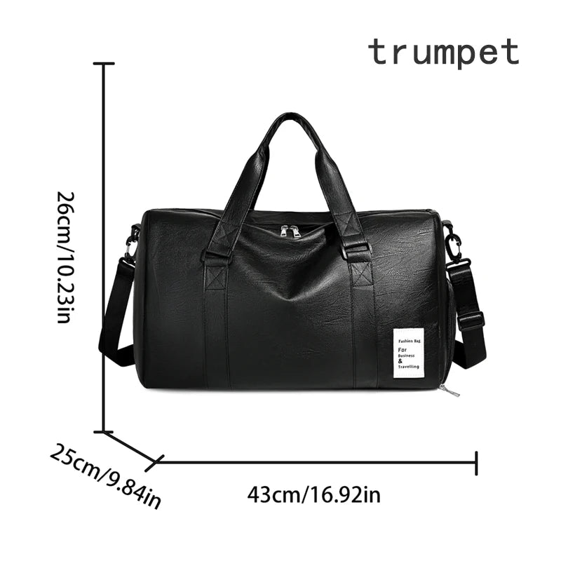 BOLSA DE DEPORTE DE CUERO PU- UNISEX