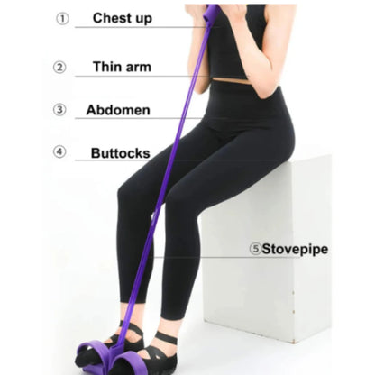 BANDA ELASTICA DE RESISTENCIA CON PEDALES