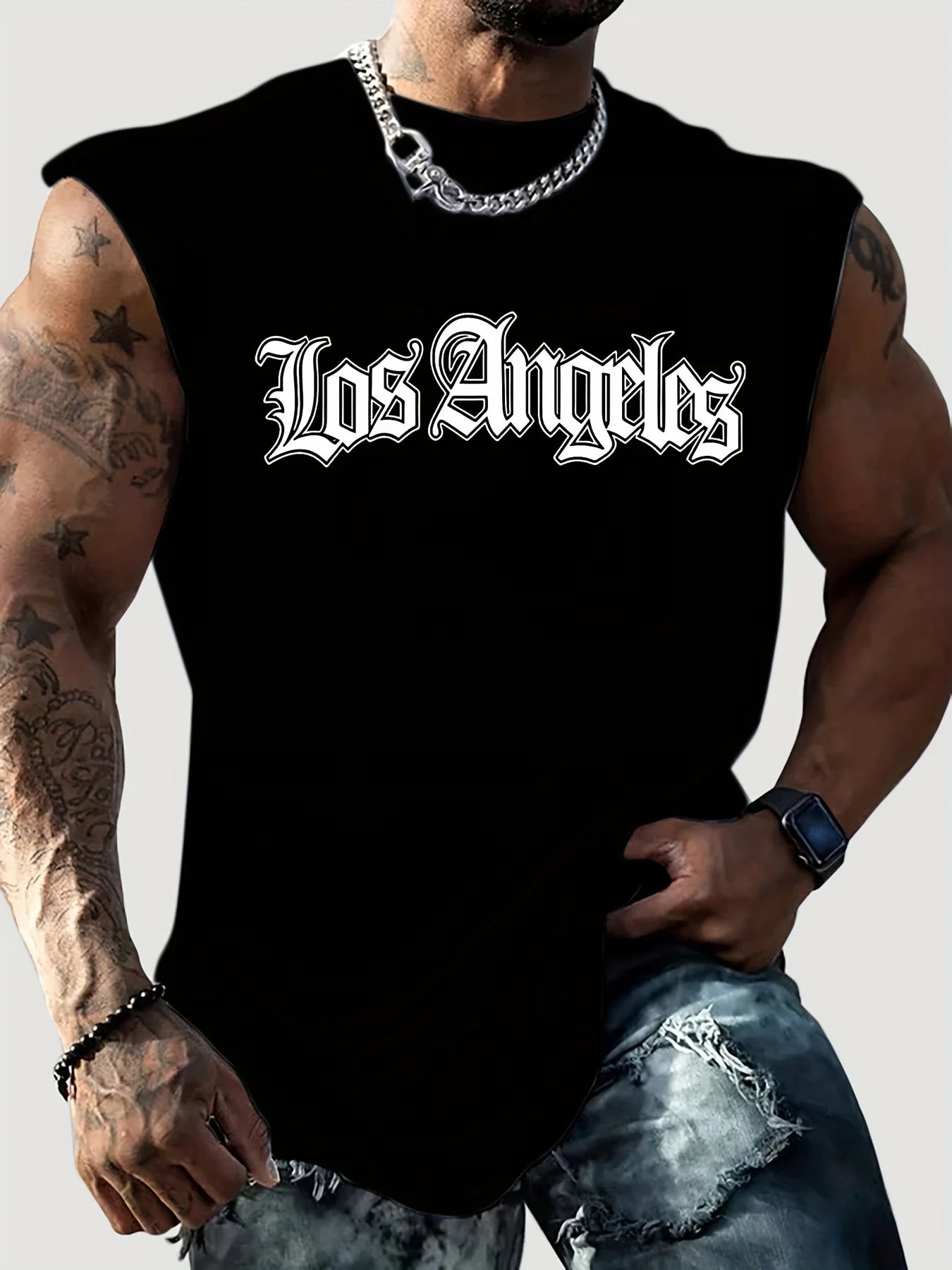 CAMISETA SIN MANGA  Sports Loose Los Angeles