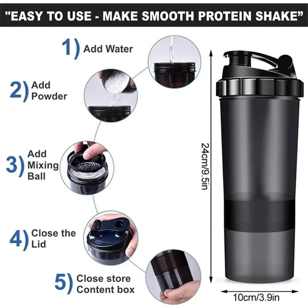 SHAKER SPIDER CON 2 CAPAS DE 600 ML