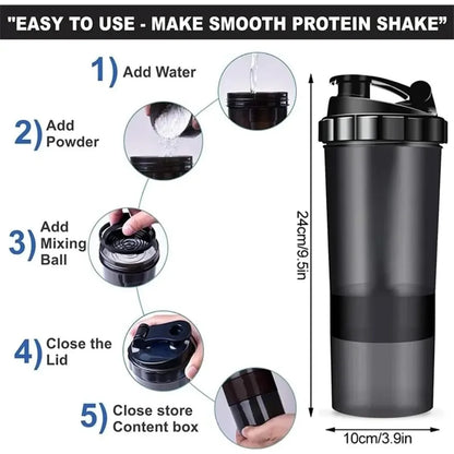 SHAKER SPIDER CON 2 CAPAS DE 600 ML